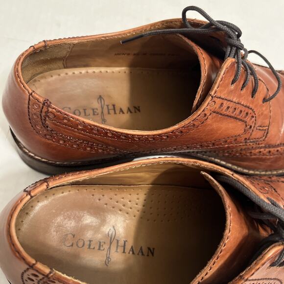 Cole Haan Giraldo Air Mens 8.5 M Wingtip Oxfords Dress Shoes Leather C09303 - Picture 7 of 13